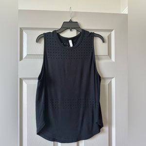 Glyder Muscle Tank with cute hole pattern.